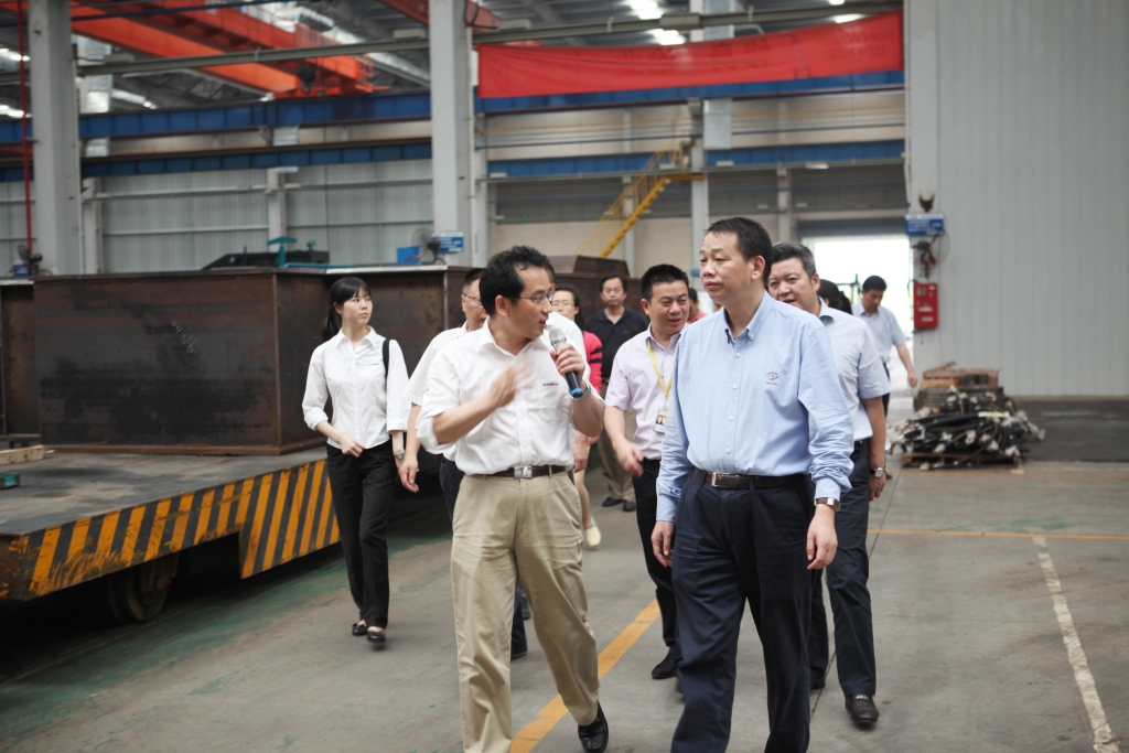 长沙市委常委文树勋一行调研平博在线智能