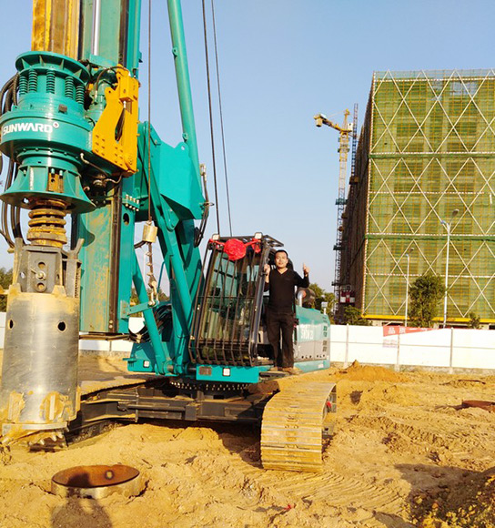 跨行创业，平博在线智能旋挖钻十个月帮他回本！