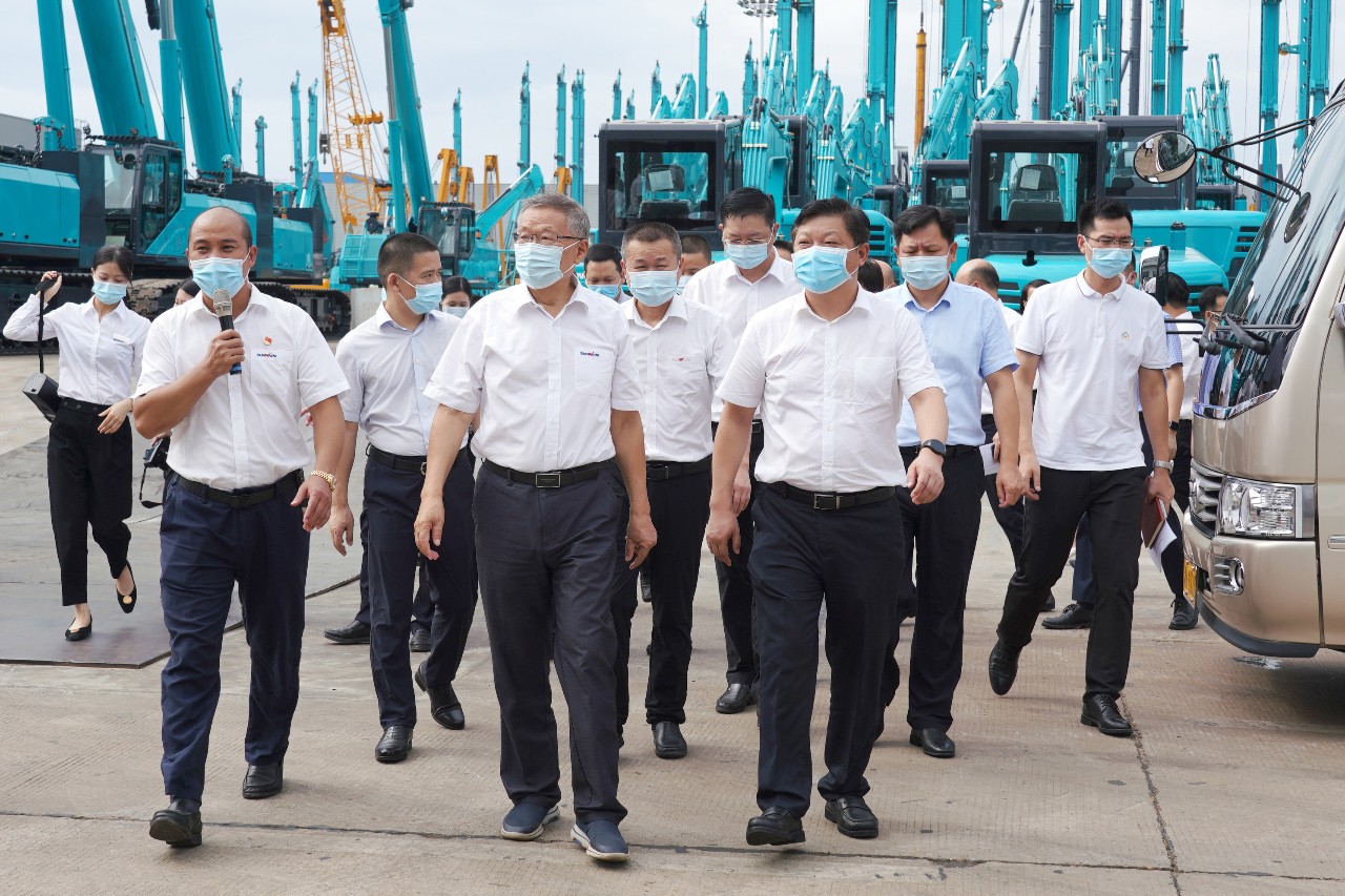 长沙县委书记付旭明调研平博在线智能