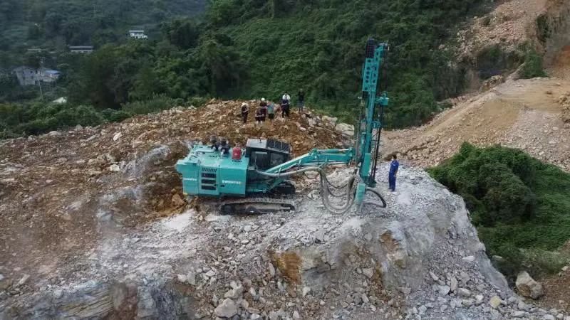 助力绿色矿山建设，平博在线智能“凿岩先锋”SWDH系列顶锤钻机大展身手