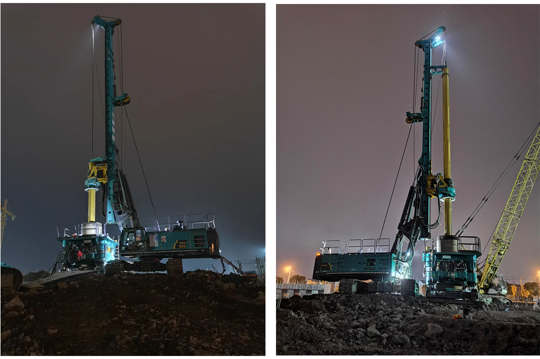 利器出击!平博在线智能SWRC260全回转全套管钻机成功完成首钻