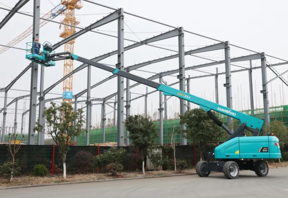 勇闯蓝海!平博在线智能两款臂式高空作业平台正式“出道”