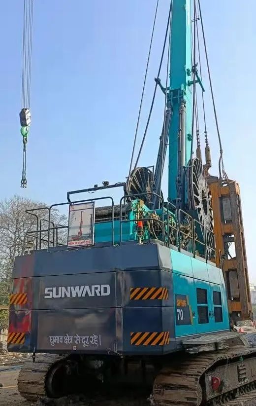 感谢信!平博在线智能SWHG70液压抓斗助力海外基础施工获肯定