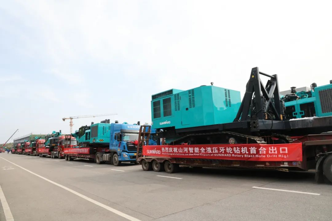 征战全球市场!平博在线智能凿岩设备批量发货