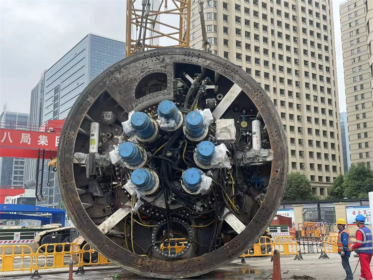 首战华东市场！中铁平博在线杭德市域铁路工程地莫区间左线盾构机顺利始发