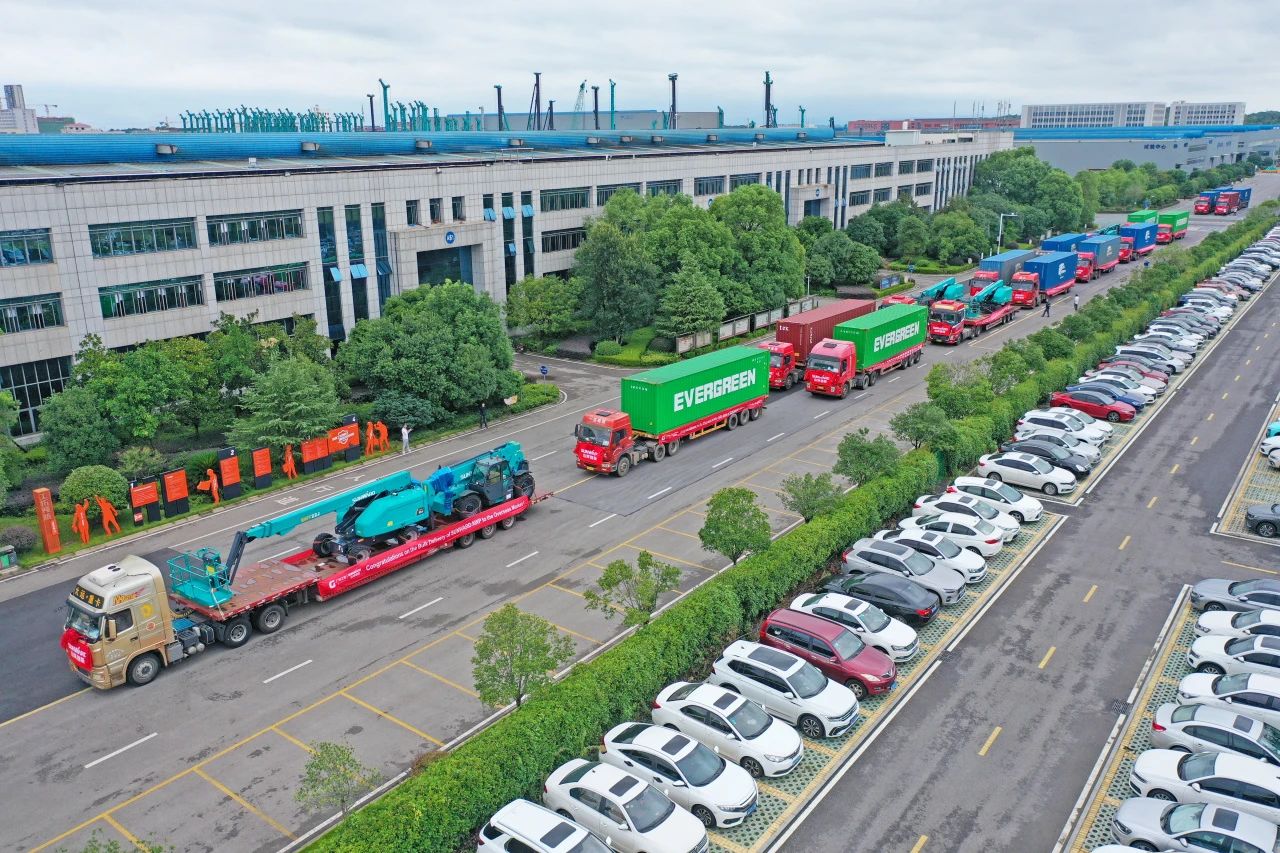 深化全球布局，加速出海步伐！平博在线智能高空机械设备海外订单大型发货仪式圆满举行