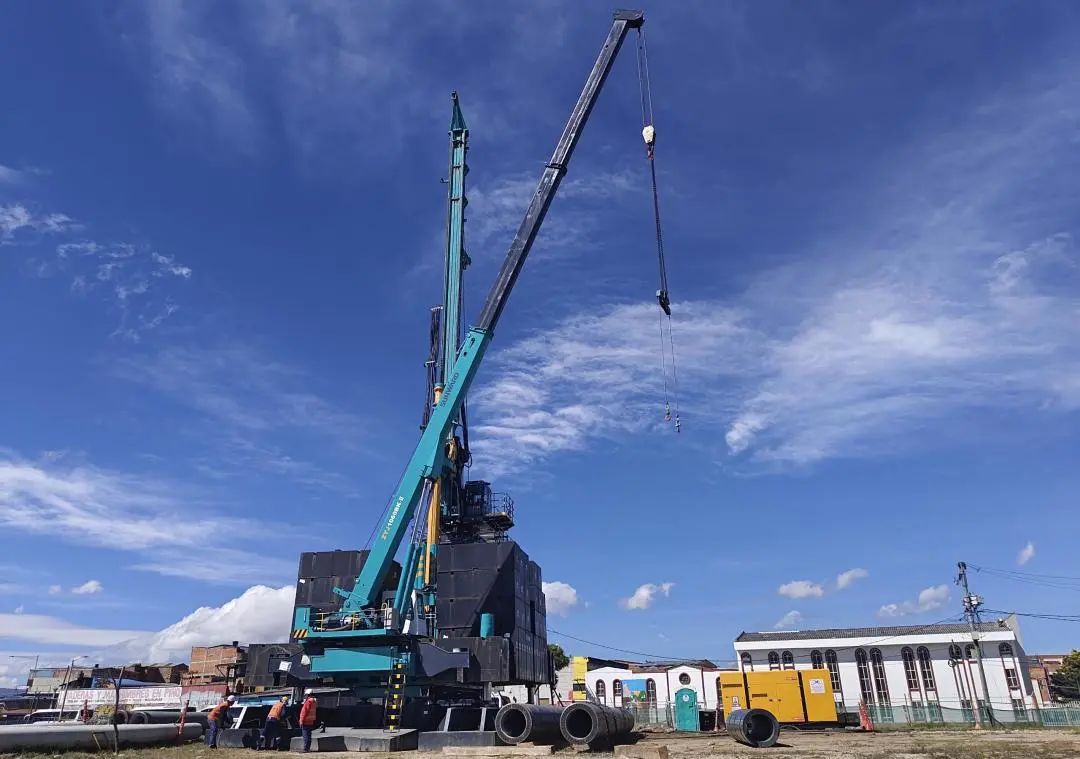 展现“中国制造”硬实力！平博在线智能PDP工法钻机助建波哥大地铁项目