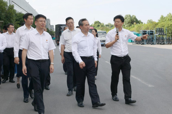 中国贸促会会长任鸿斌调研平博在线智能