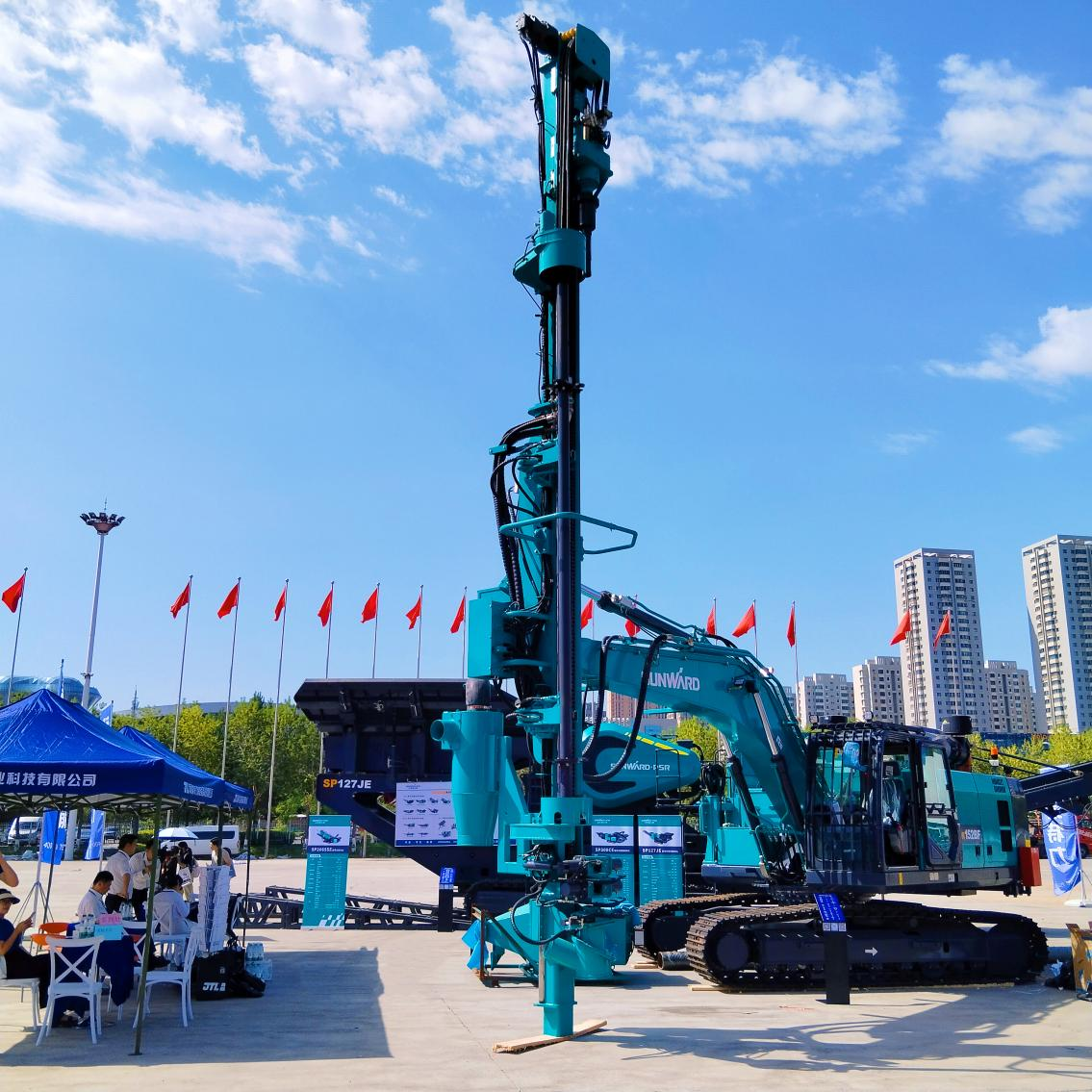 平博在线智能5G智能钻机亮相新疆矿博会