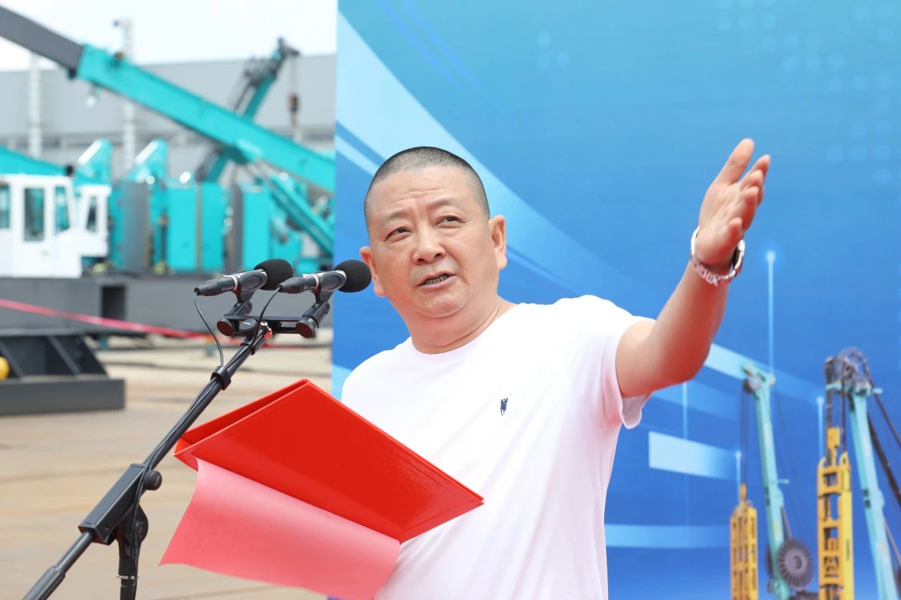 “破纪录王者”再出征!平博在线智能SWDM800旋挖钻机成功交机